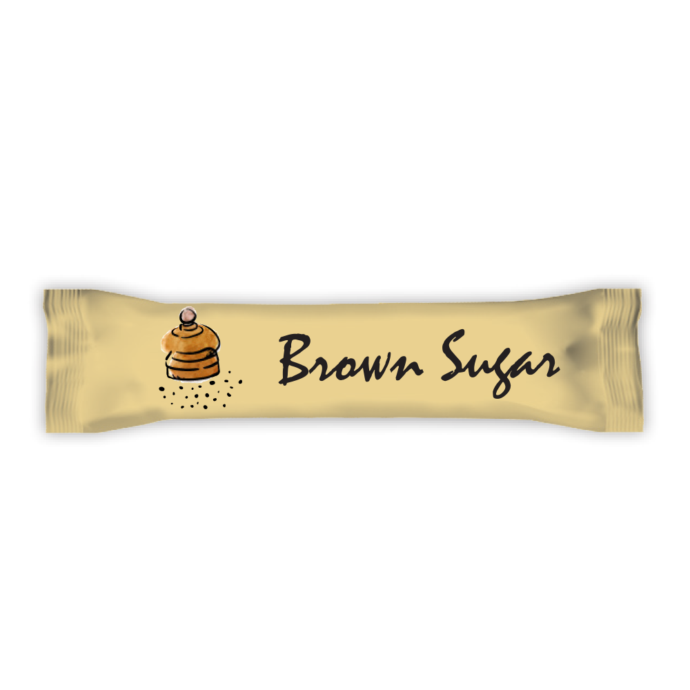 Brown sugar sachet sticks