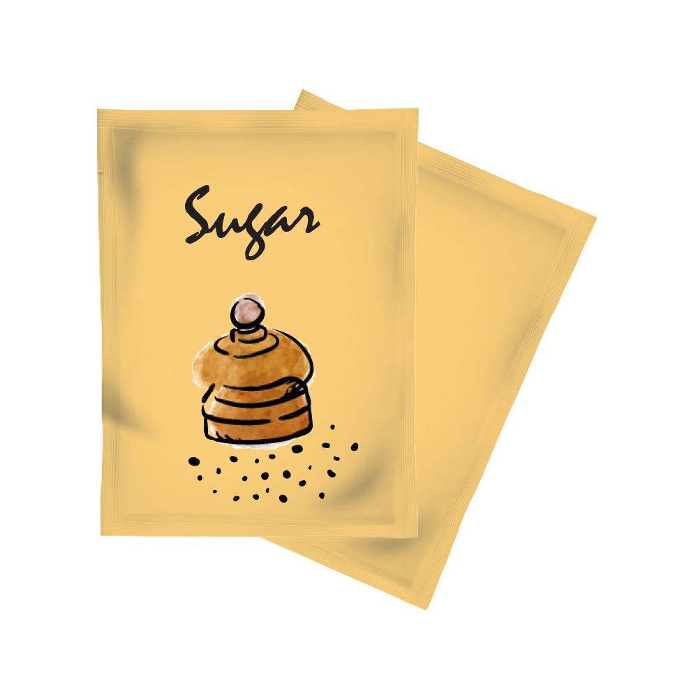 Brown sugar sachet