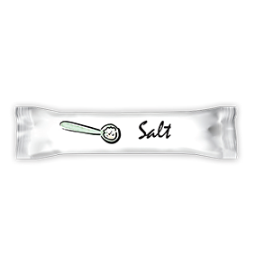 Salt sachet sticks