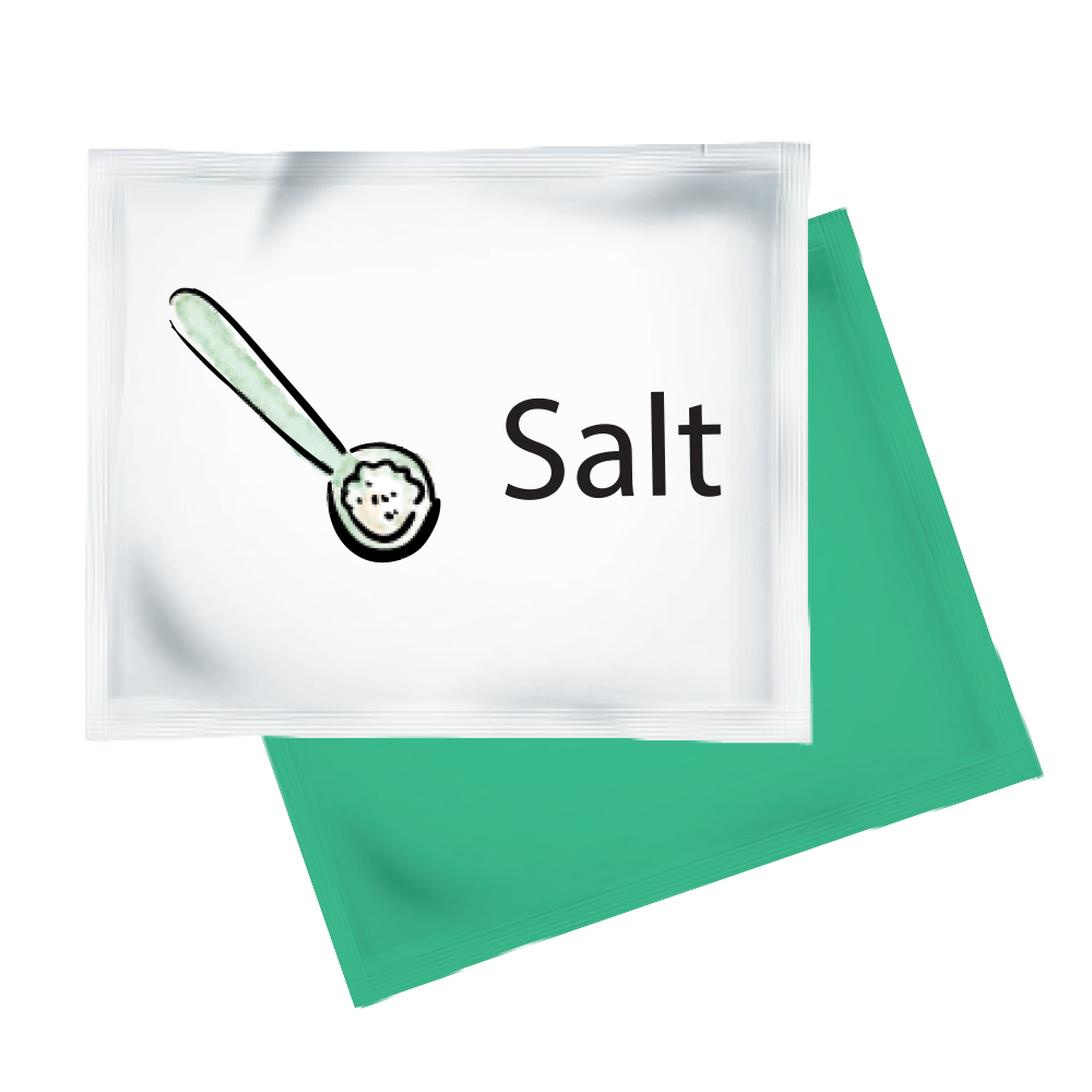 Salt sachet